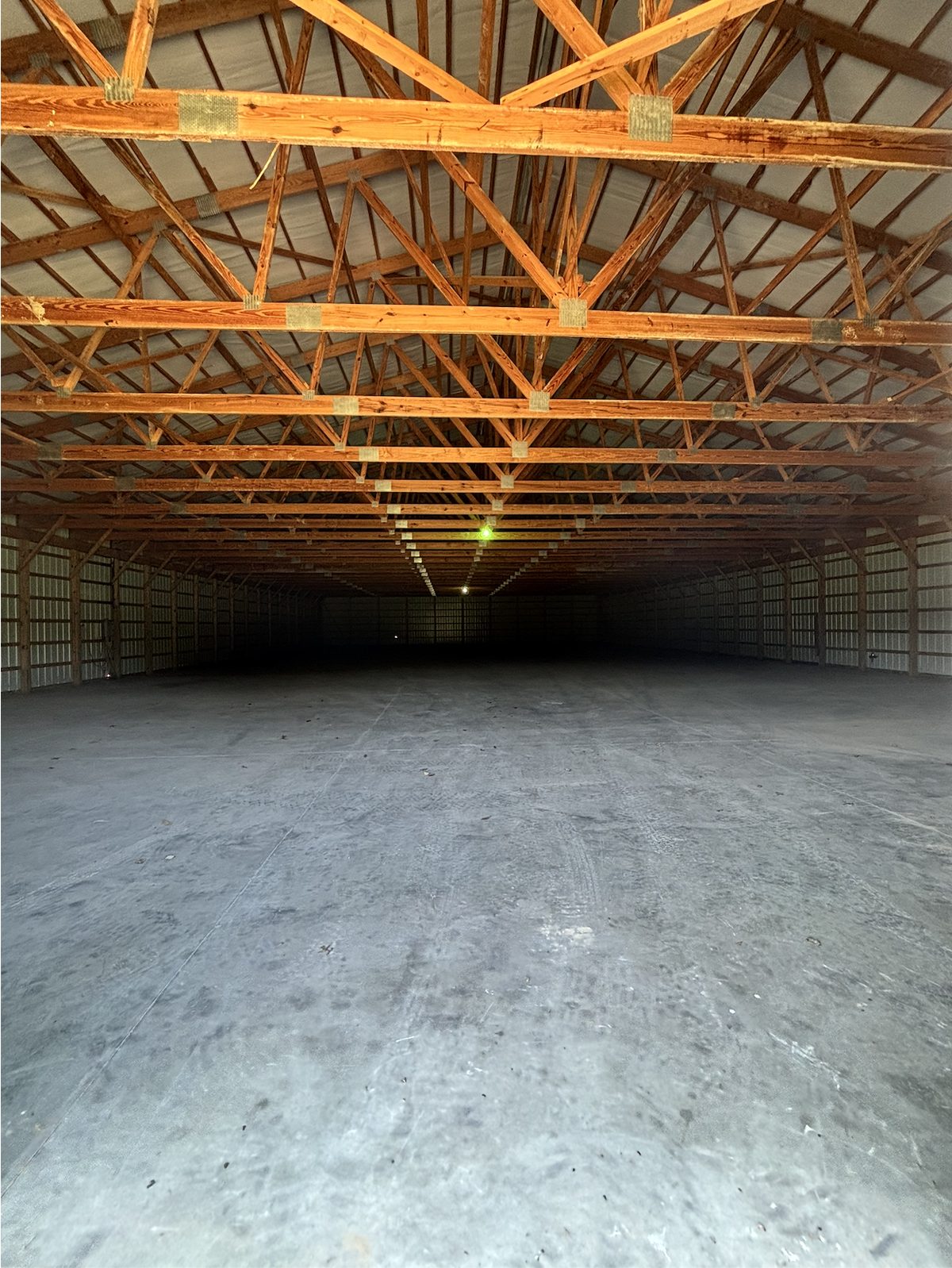 Boats stored under roof at Waterline's covered storage facility